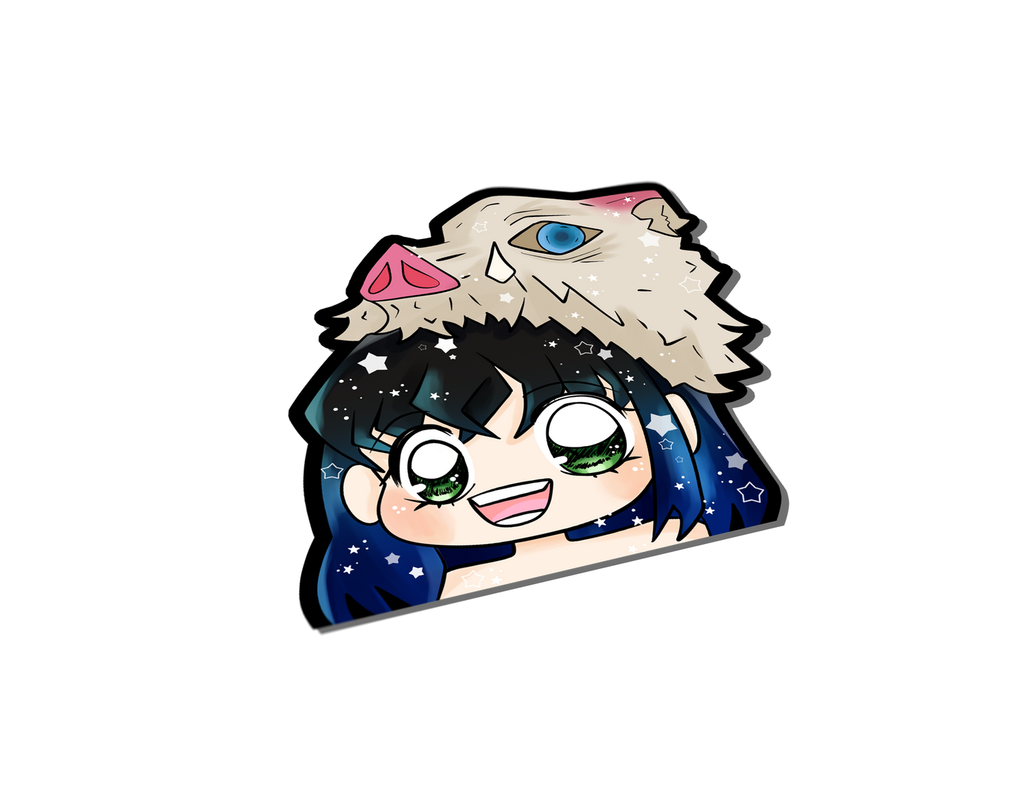 Demon Slayer: Inosuke Anime Peeker