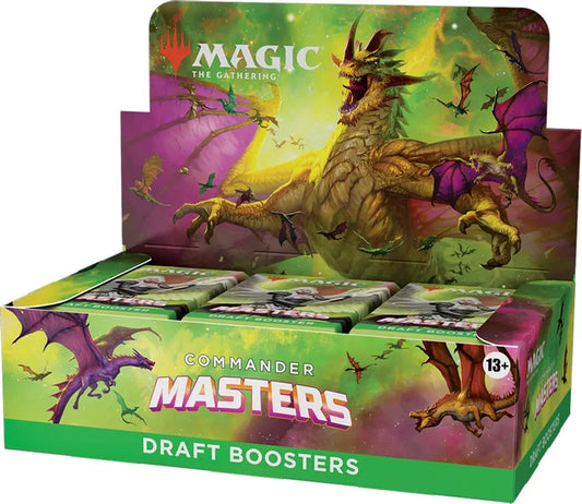 Magic The Gathering Collectible Card Game Commander Masters Draft Booster Display (24ct)