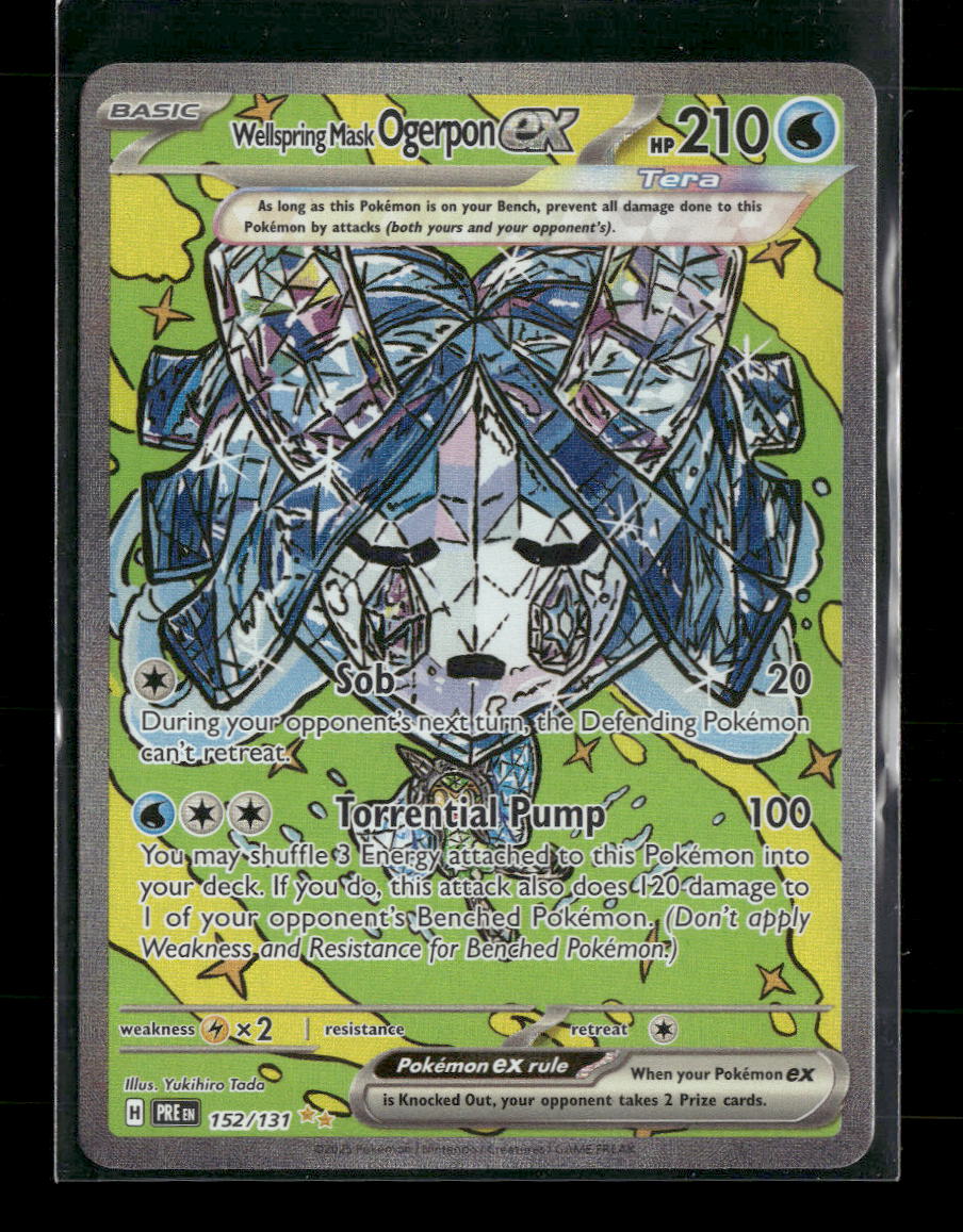SV: Prismatic Evolutions Wellspring Mask Ogerpon ex #152/131