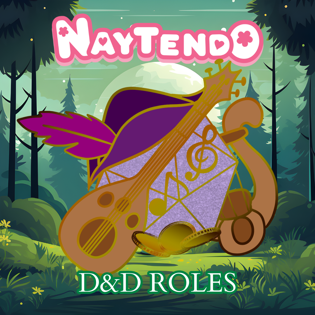 Dungeons & Dragons Role: Bard Enamel Pin
