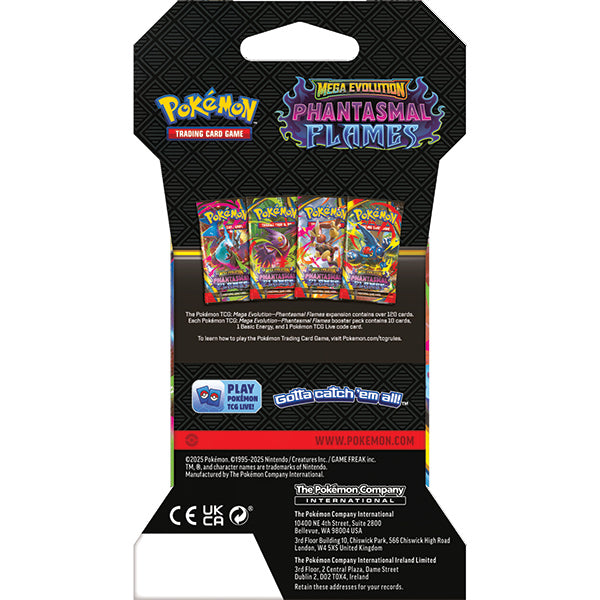 Pokemon: Mega Evolution - Phantasmal Flames Sleeved Booster Pack