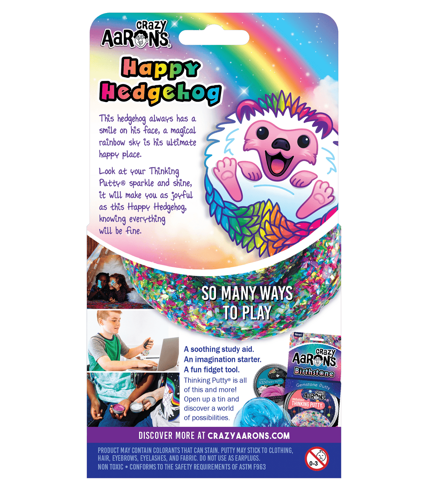 Thinking Putty: Happy Hedgehog