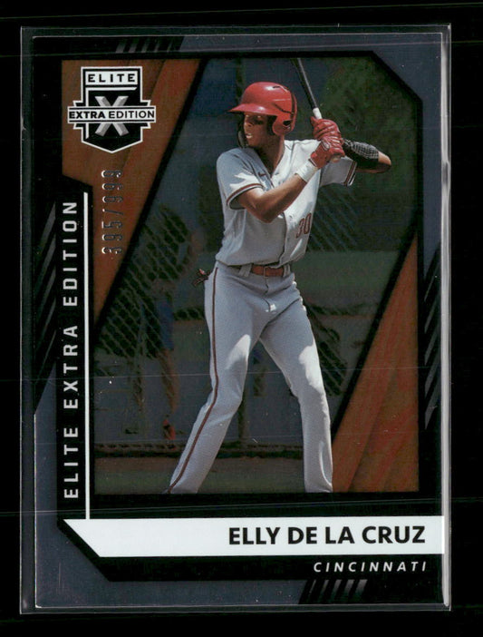 2021 Panini Elite Extra Edition Elly De La Cruz #/999 #163