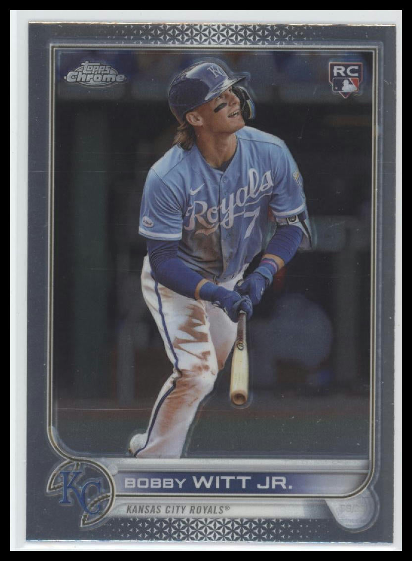 2022 Topps Chrome Update Bobby Witt Jr. Rookie #USC35