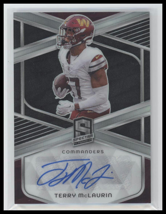 2024 Panini Spectra Signatures Terry McLaurin #/199 Auto #SIG-TMN