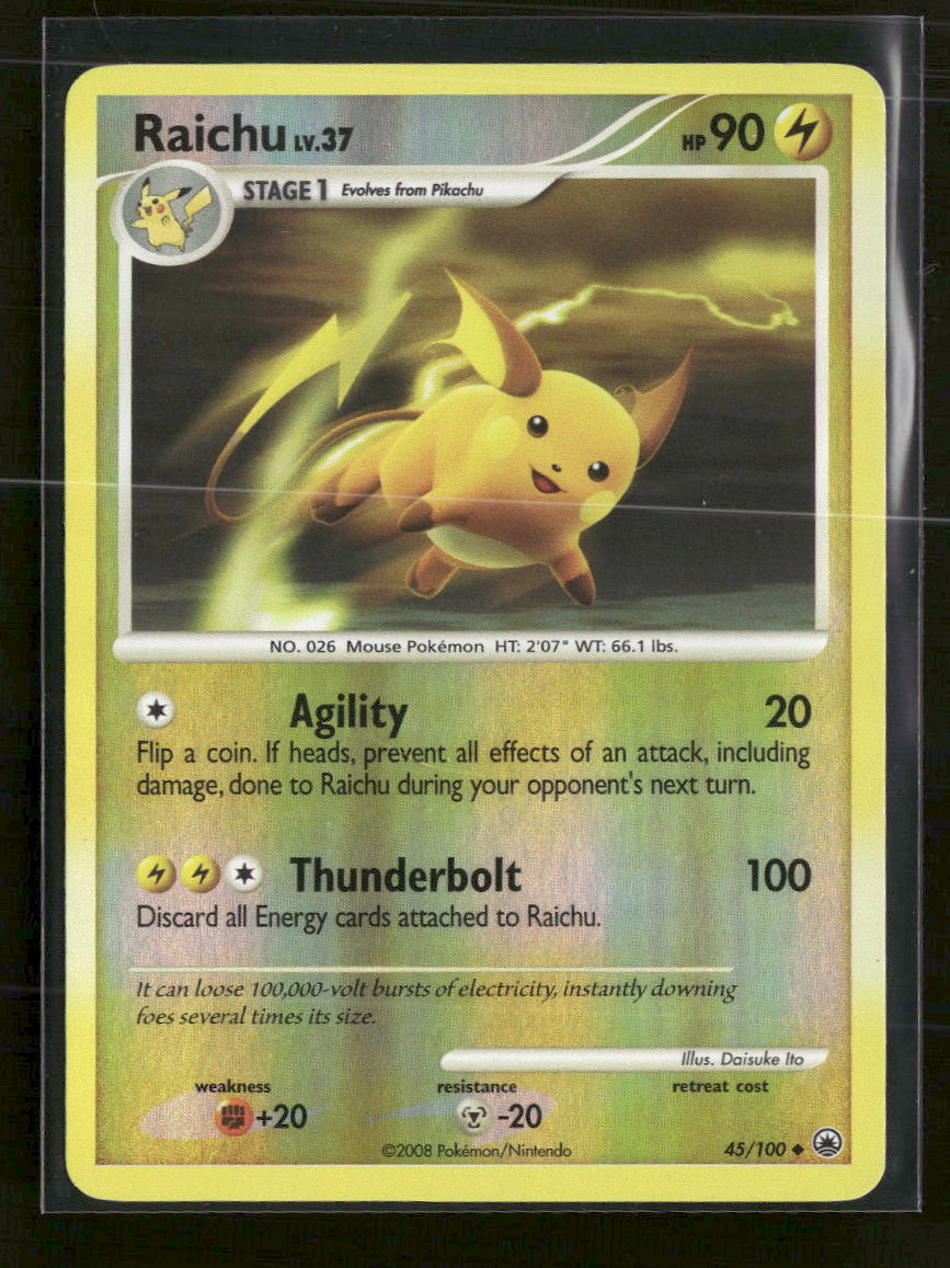 Majestic Dawn Raichu #45/100