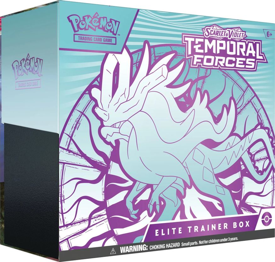 Pokemon: Scarlet & Violet - Temporal Forces Elite Trainer Box - Walking Wake