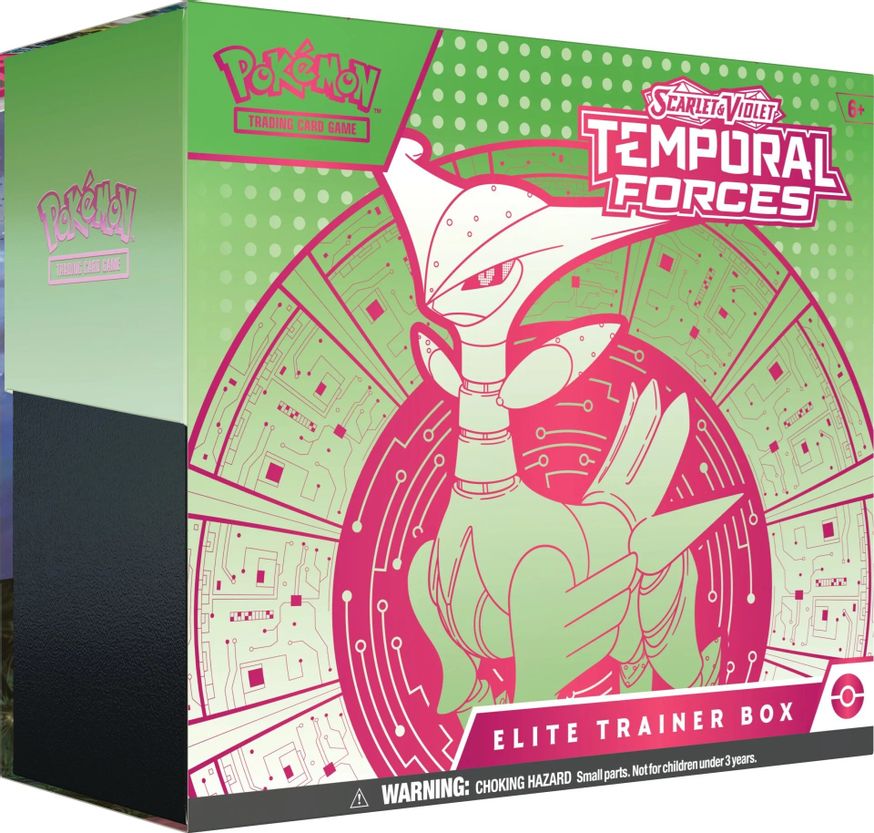 Pokemon: Scarlet & Violet - Temporal Forces Elite Trainer Box - Iron Leaves