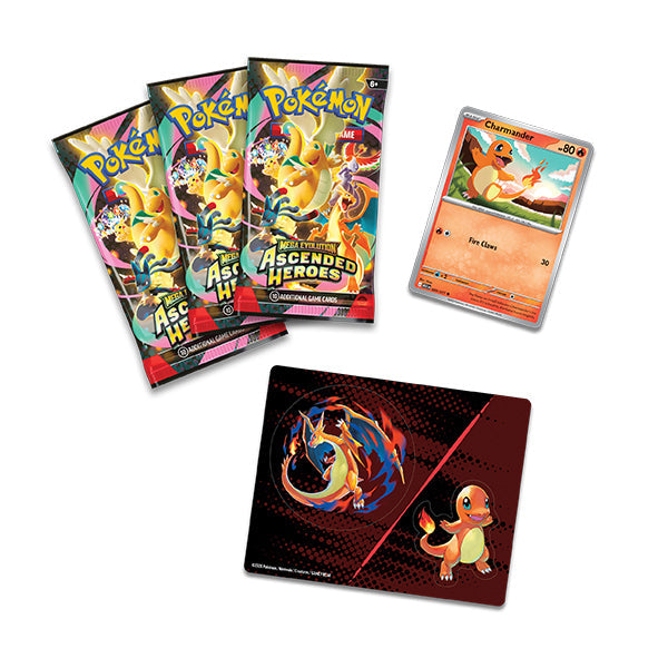 Pokemon: Mega Evolution - Ascended Heroes Tech Sticker Collection - Charmander