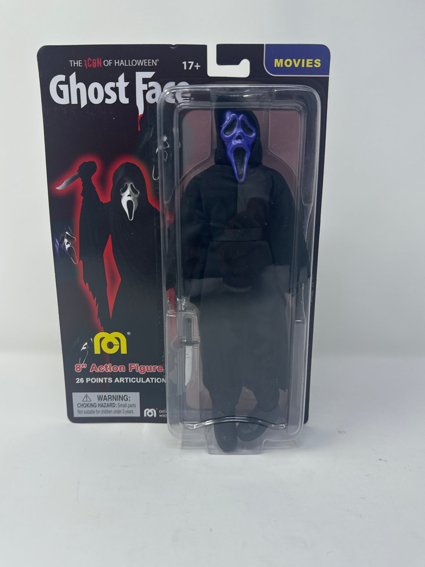 Mego Horror Ghostface Assorted Colors Face 8in Action Figure
