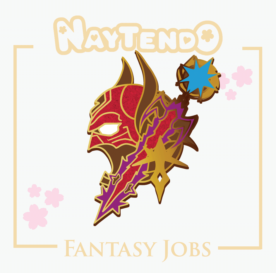 Final Fantasy XIV Class/Job Pin: Dark Knight