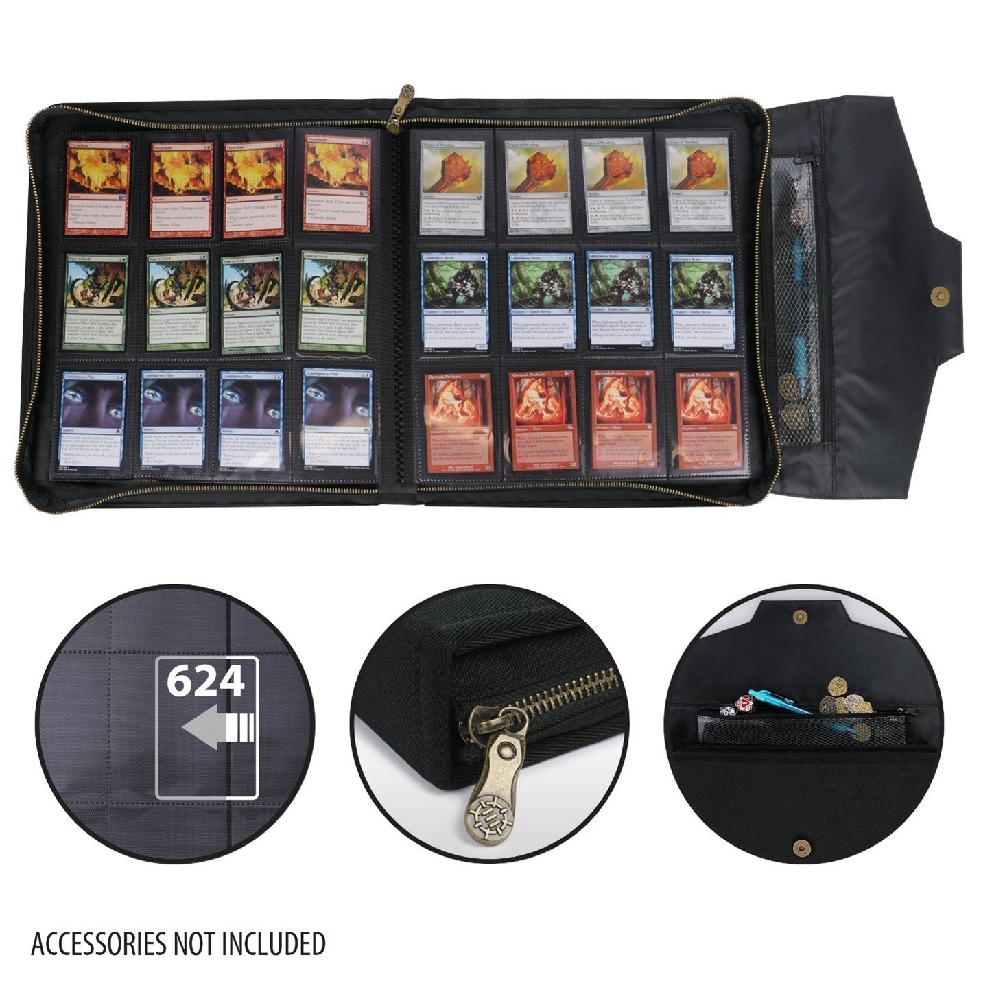 Enhance: TCG Card Album - Top Loader - Black