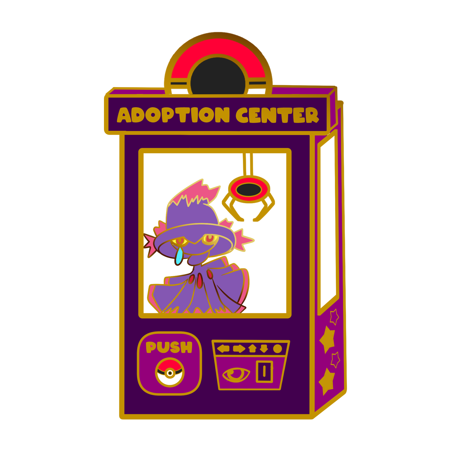 Pokemon: Mismagus Adoption Center Enamel Pin