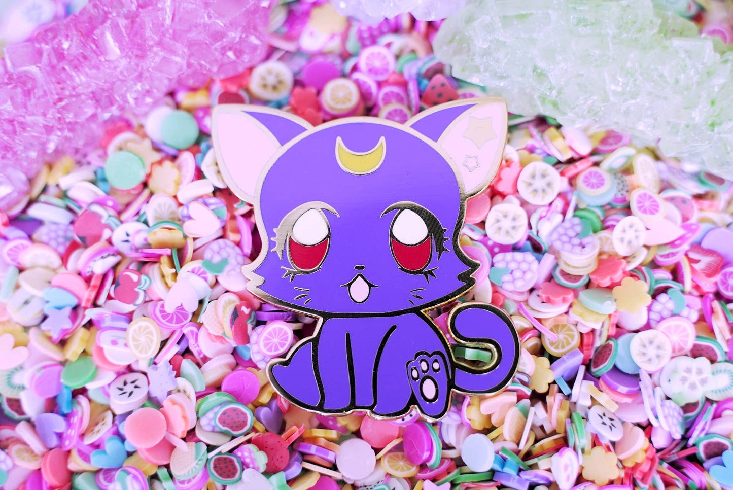 Sailor Moon: Luna Enamel Pin