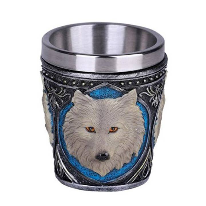 Grey Wolf Shot Glass