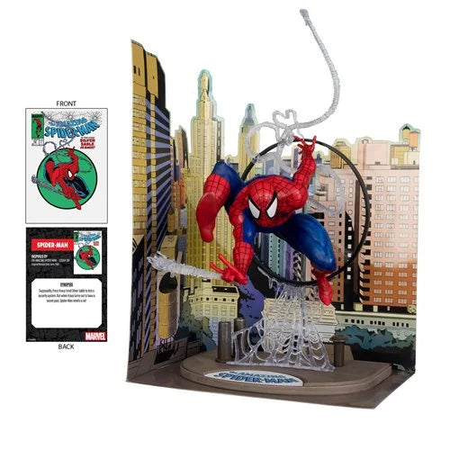 MarvelMcFarlane Toys Spider-Man The Amazing Spider-Man #301 1:6th Scale Posed Figure with Scene and Comic