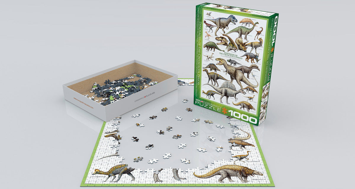 Puzzle: Natural History Charts - Dinosaurs