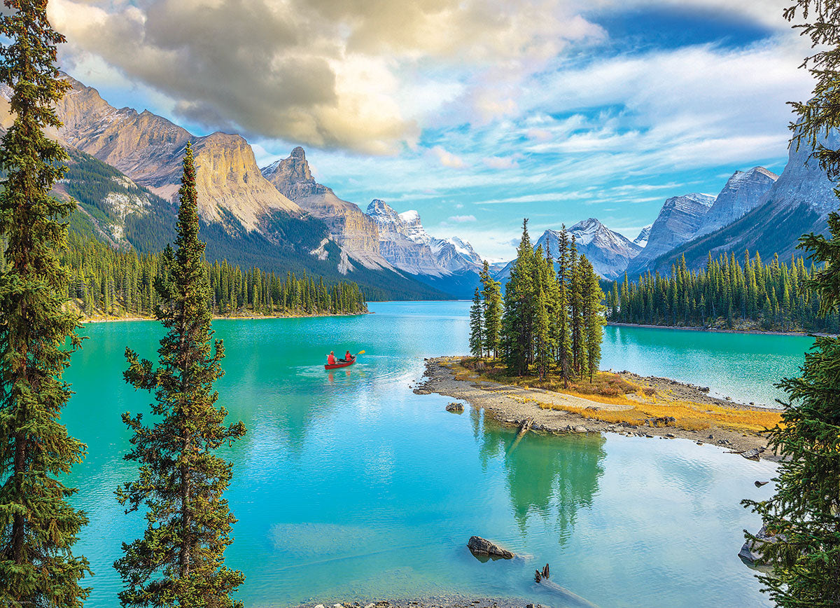 Puzzle: HDR Photography - Maligne Lake, Alberta