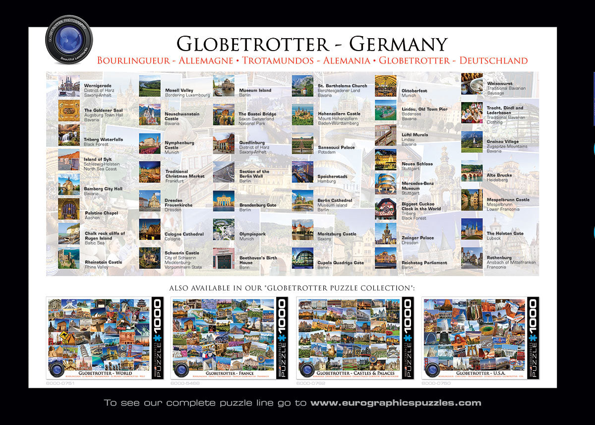 Puzzle: The Globetrotter Collection - Globetrotter Germany