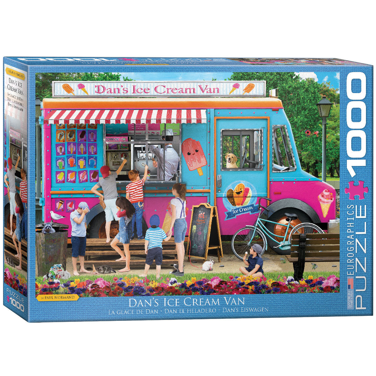 Puzzle: Favorite Pastimes - Dan's Ice Cream Van by Paul Normand