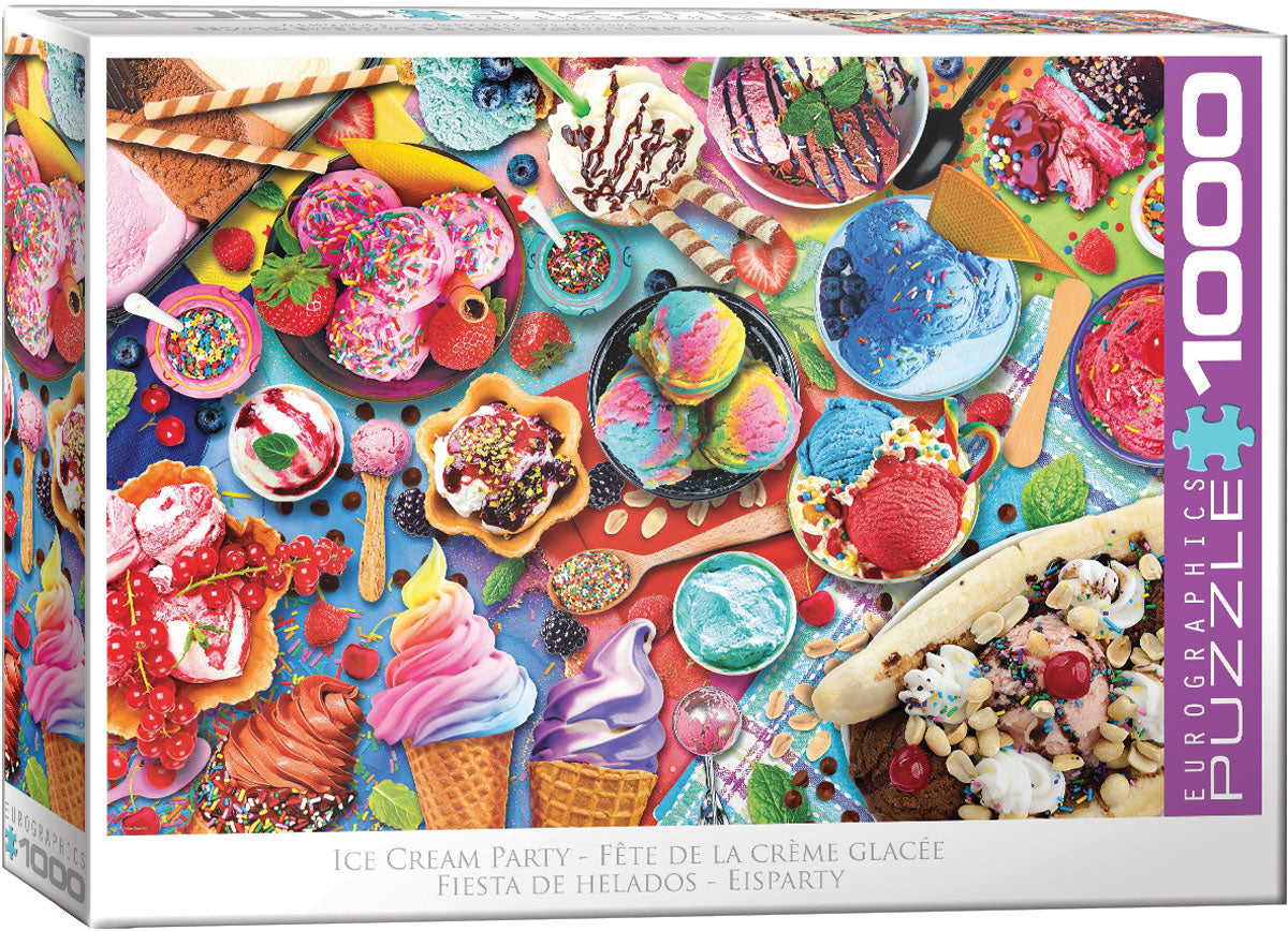Puzzle: Sweet Rainbow & Party - Ice Cream Party