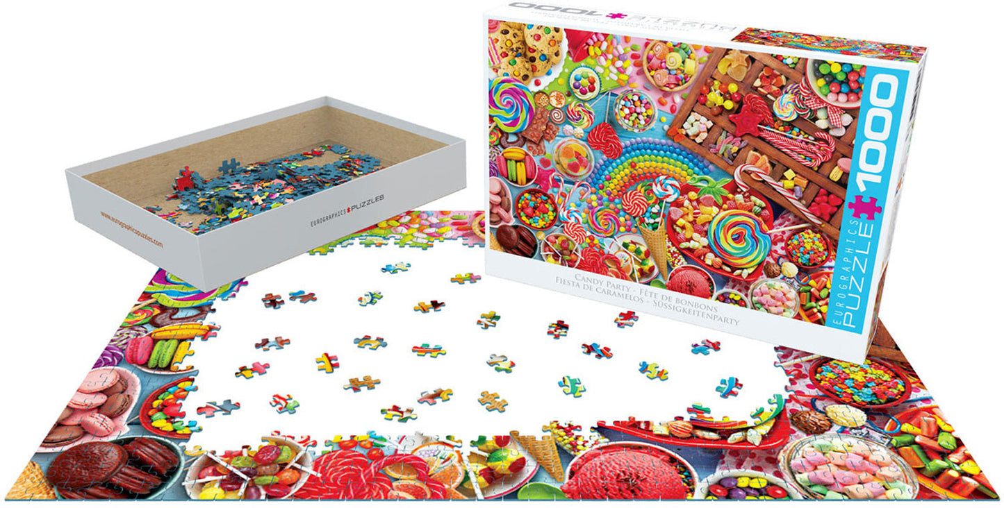 Puzzle: Sweet Rainbow & Party - Candy Party