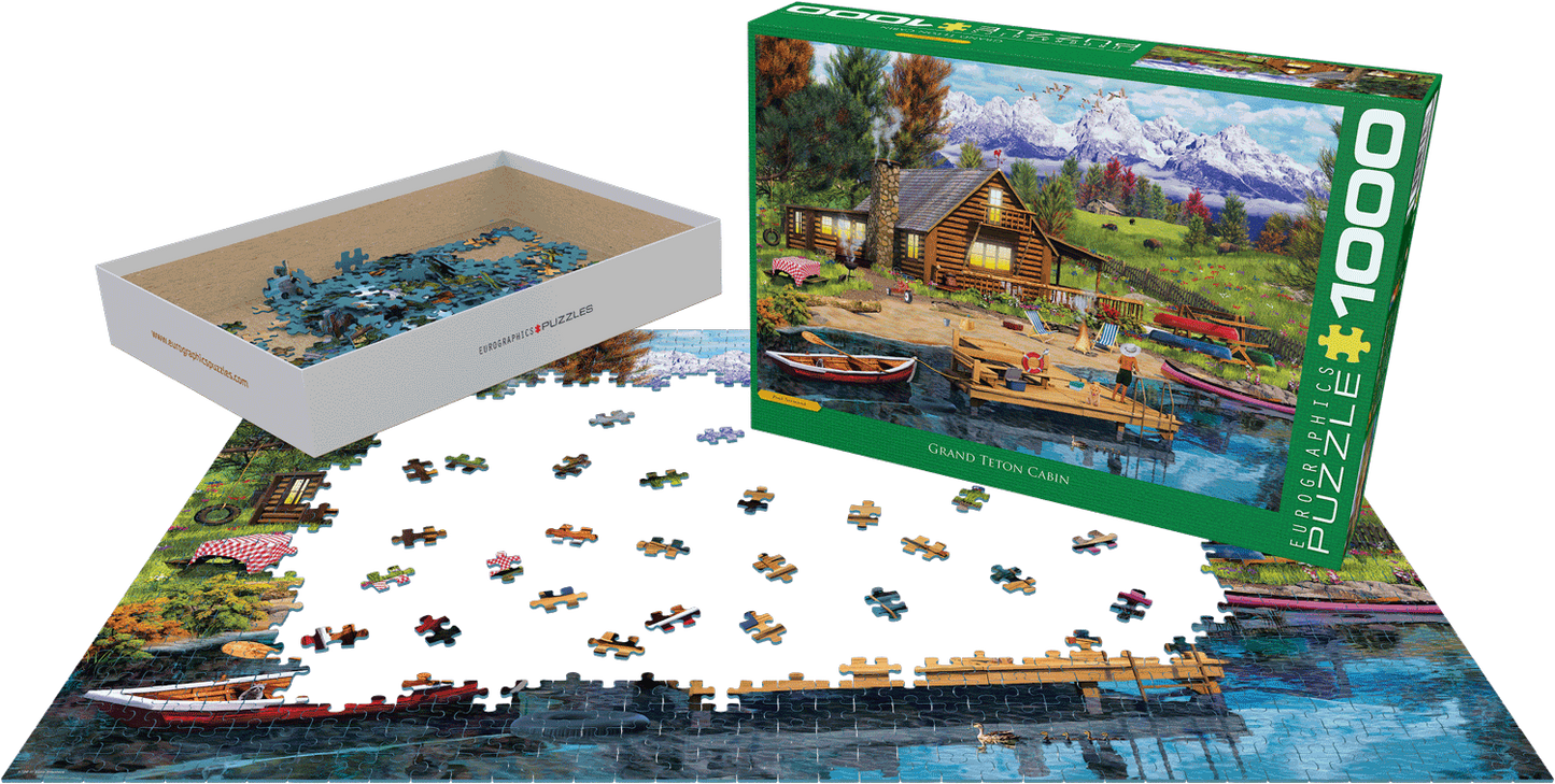 Puzzle: Artist Series - Grand Teton Cabin