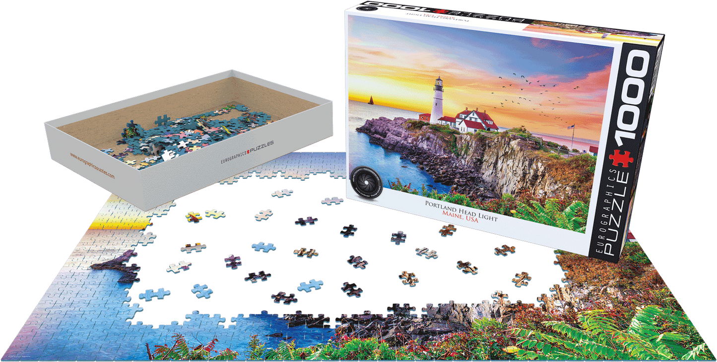 Puzzle: HDR Photography - Maine Lighthouse