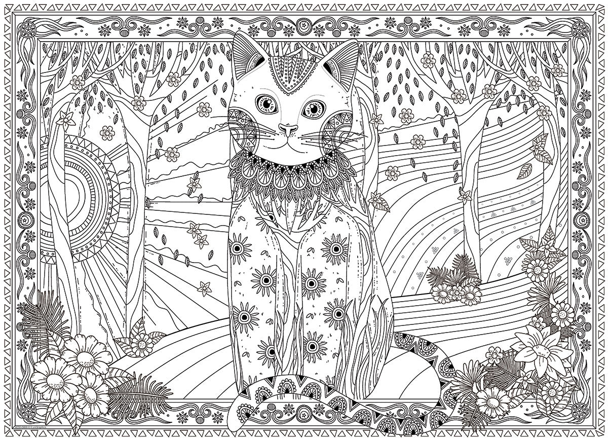 Puzzle: Color-Me Collection - Magical Cat