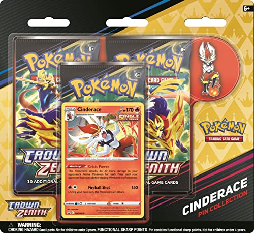 Pokemon Crown Zenith Pin Collection: Cinderace
