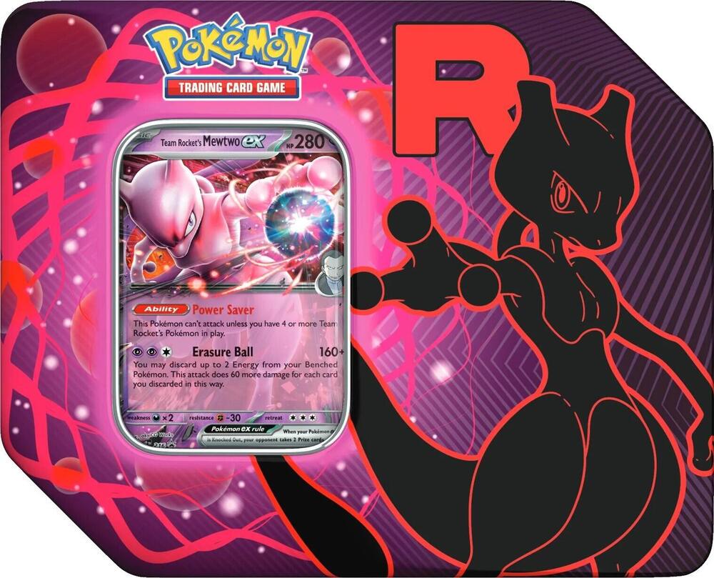 Pokemon: Team Rocket Tin MewTwo