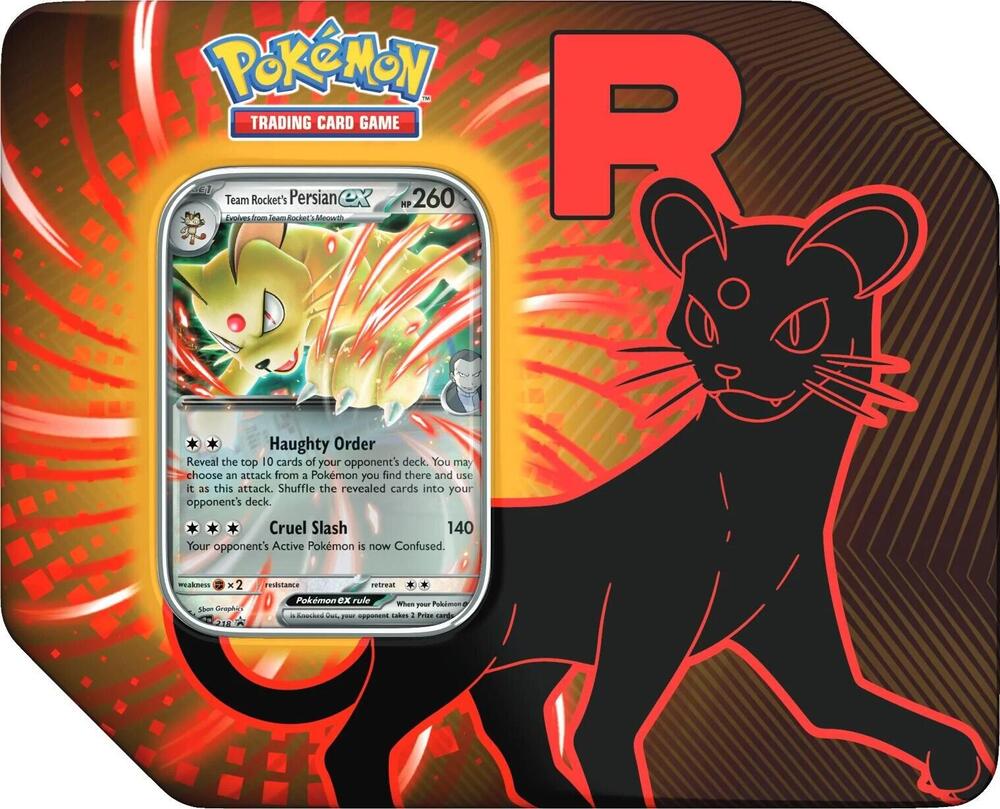 Pokemon: Team Rocket Tin Persian