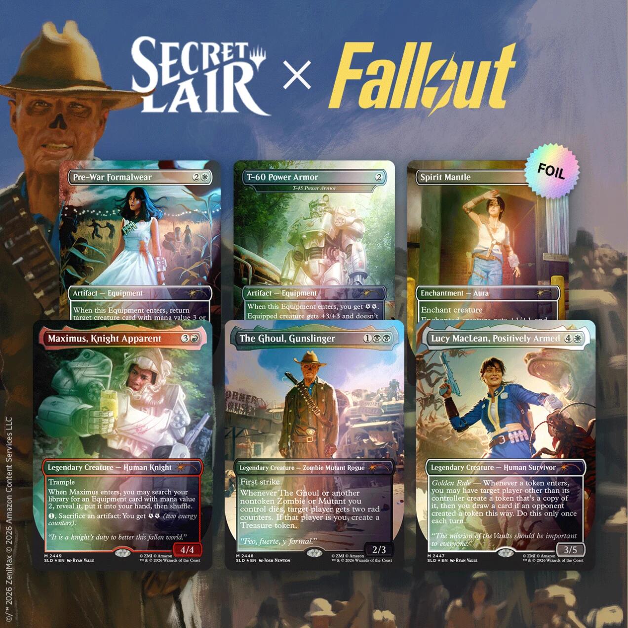 Secret Lair Drop: Secret Lair x Fallout: Beyond Vault 33 - Traditional Foil Edition [SLD]