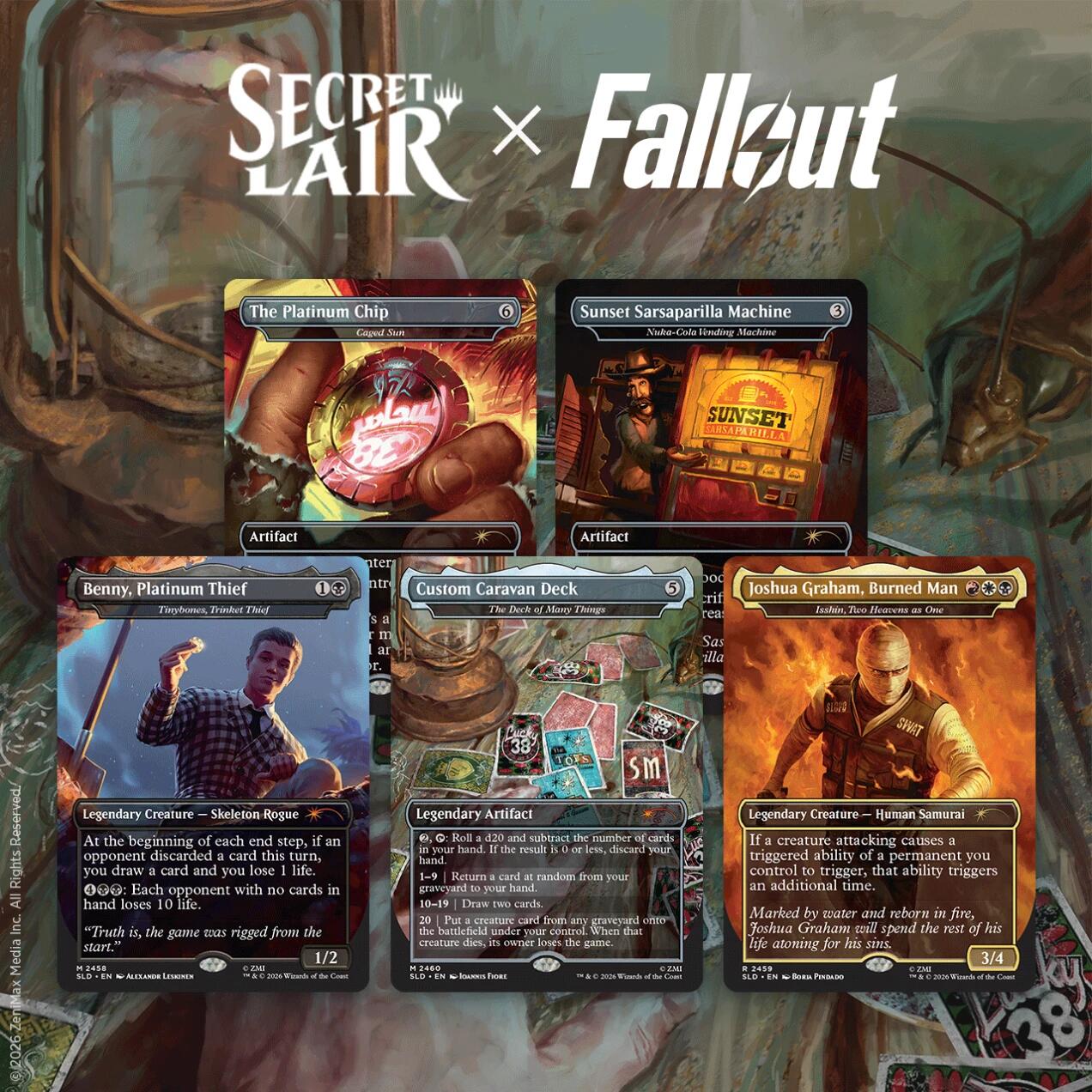 Secret Lair Drop: Secret Lair x Fallout: Welcome to New Vegas - Non-Foil Edition [SLD]