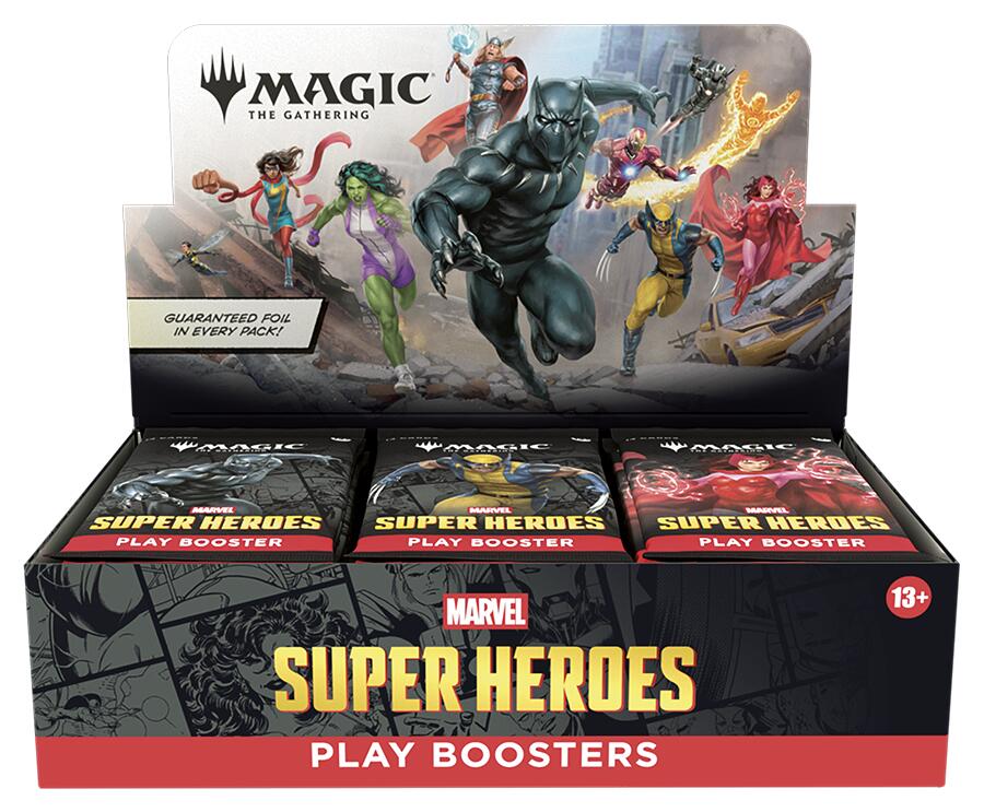 (Preorder) Marvel Super Heroes - Play Booster Display [MSH]