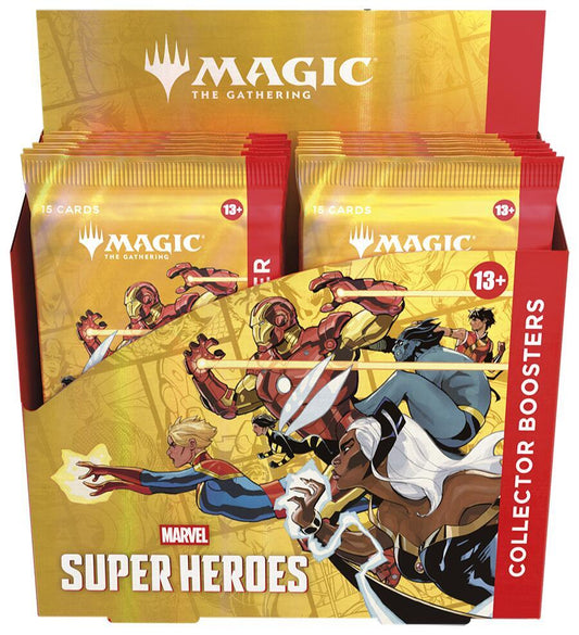 [PRE-ORDER] Magic: The Gathering Marvel Super Heroes Collector Booster Display (12 Packs) - Ships Jun 19