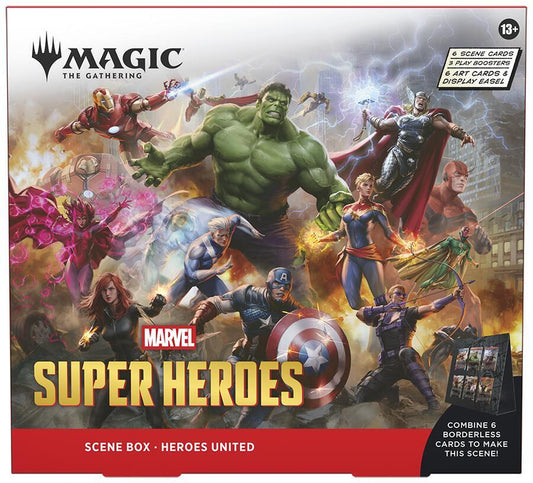 [PRE-ORDER] Magic: The Gathering Marvel Super Heroes Scene Box - Heroes United - Ships Jun 19