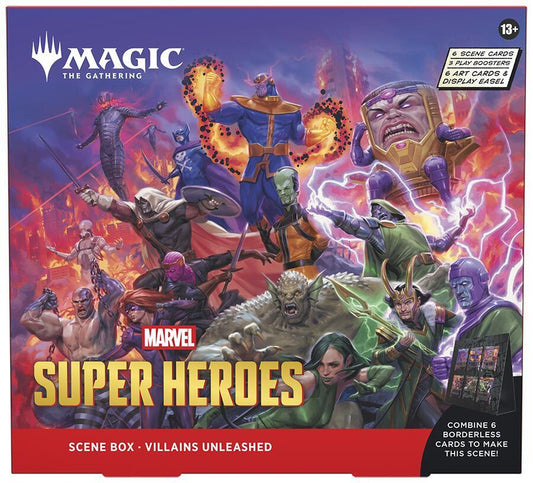 [PRE-ORDER] Magic: The Gathering Marvel Super Heroes Scene Box - Villains Unleashed - Ships Jun 19