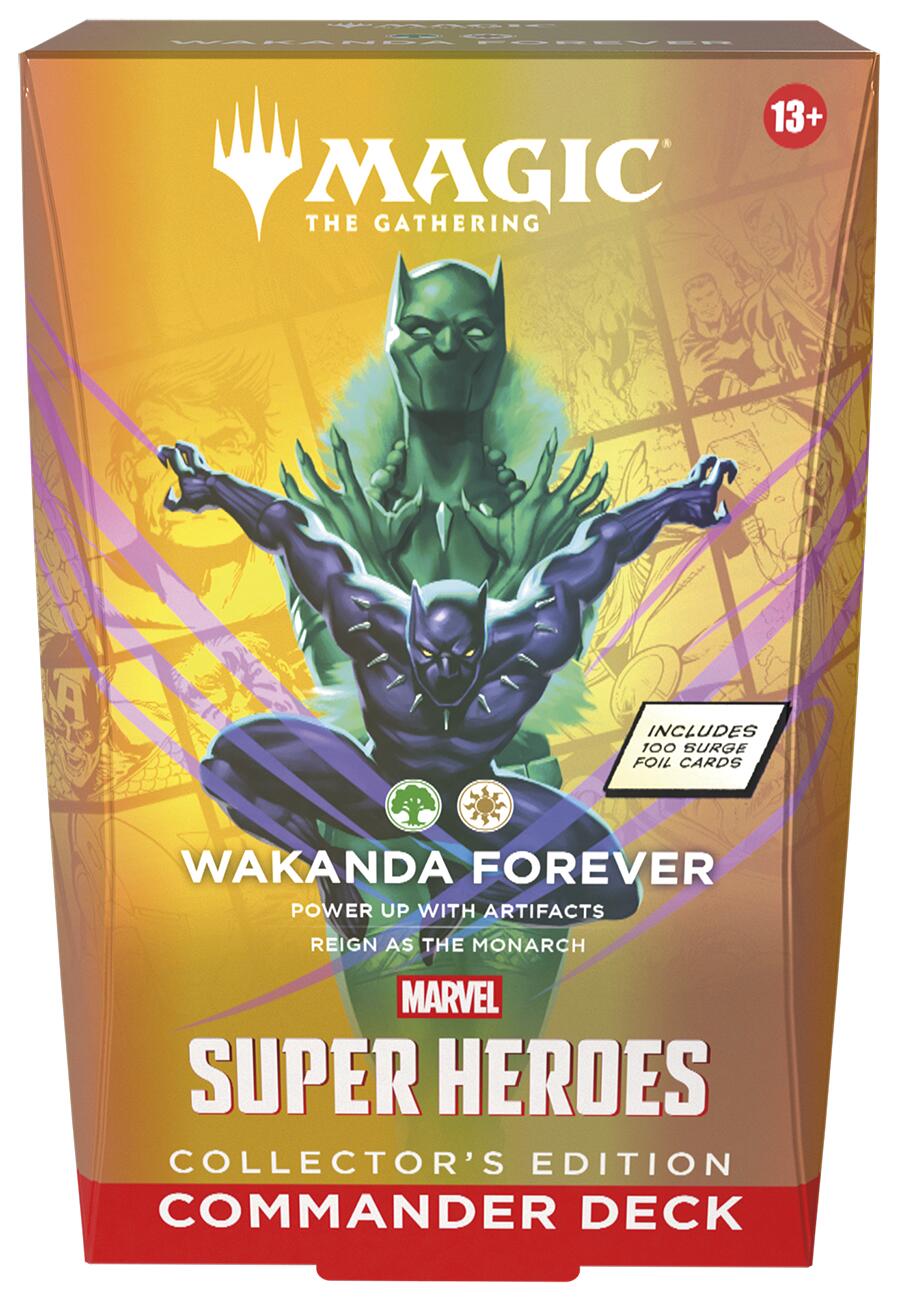(Preorder) Marvel Super Heroes Commander Deck - Wakanda Forever (Collector's Edition) [MSC]