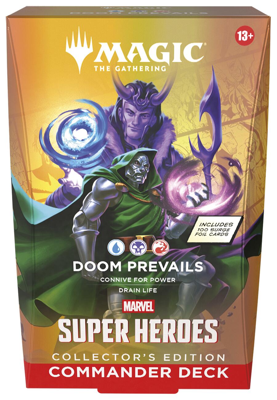 (Preorder) Marvel Super Heroes Commander Deck - Doom Prevails (Collector's Edition) [MSC]