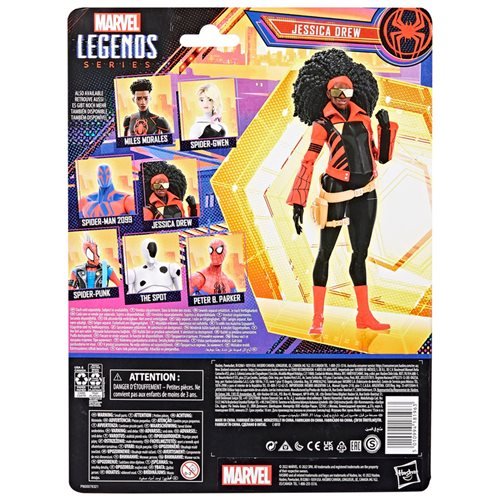 Marvel Legends Spider-Man Across The Spider-Verse Jessica Drew 6-Inch Action Figure