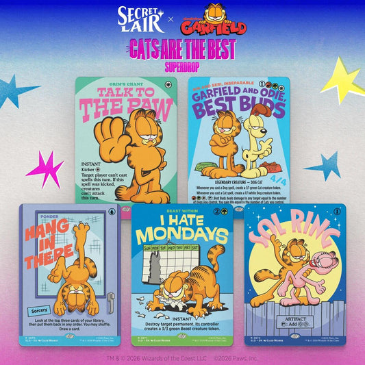 Secret Lair Drop: Secret Lair x Garfield: Motivationally Challenged - Non-Foil Edition [SLD]