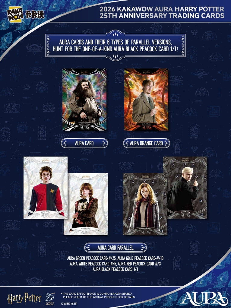 AURA: Harry Potter 25th Anniversary Trading Cards - Blaster Bundle