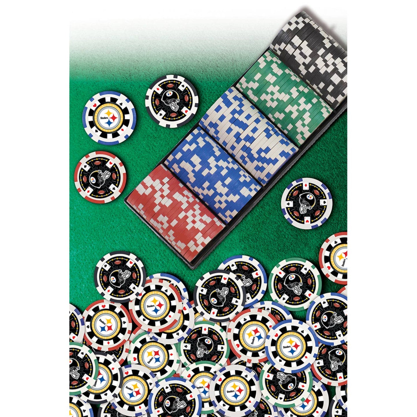 Pittsburgh Steelers NFL Poker Chips 100pc