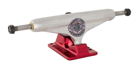 Independent Forged Hollow BTG Summit Silver Ano Red Skateboard Trucks