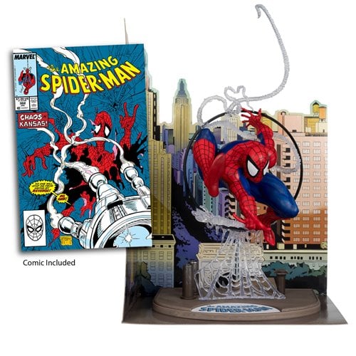 MarvelMcFarlane Toys Spider-Man The Amazing Spider-Man #301 1:6th Scale Posed Figure with Scene and Comic
