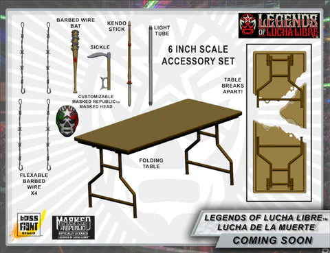 Legends Of Lucha Lucha De La Muerte Premium Accessory Pack