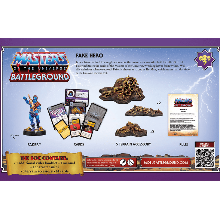 Masters of the Universe: Battleground - Wave 9 - Faker Pake, Evil Warriors Faction