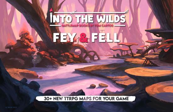 Into the Wilds Battlemap Books: Fey & Fell