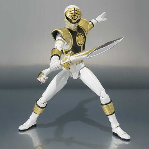 Bandai Mighty Morphin Power Rangers White Ranger SH Figuarts Action Figure